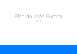 2015 Europe Area Plan
