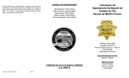 Información del Departamento del Alguacil del Condado de Yolo