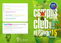 folleto generico2015 - Estadio Miralbueno El Olivar