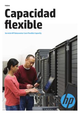 Servicio HP Datacenter Care Flexible Capacity