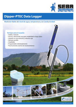 Dipper-PTEC Data Logger - SEBA Hydrometrie GmbH & Co. KG