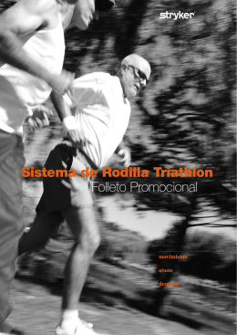 Sistema de Rodilla Triathlon™ Folleto Promocional