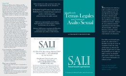 Temas Legales Asalto Sexual - Maryland Coalition Against Sexual