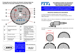 FEPA safety leaflet diamond saws