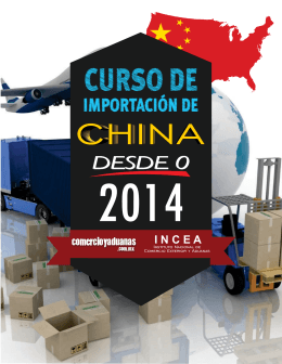 folleto de como importar de china desde 0