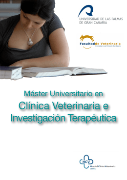 Folleto informativo CVIT - Facultad de Veterinaria ULPGC