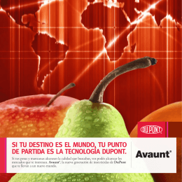 Folleto Avaunt® Manzana y Pera