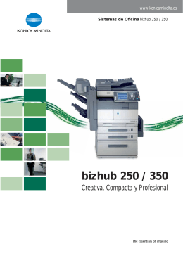 bizhub 250 / 350 - Fotocopiadoras Konica Minolta en Madrid
