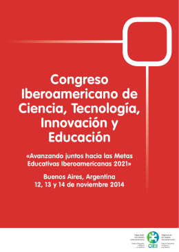 Congreso Iberoamericano de Ciencia, Tecnología, Innovación