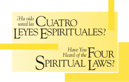 four spiritual laws? cuatro leyes espirituales?