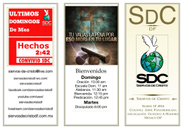 Nvo folleto SDC DF - siervosdecristodf.com.mx