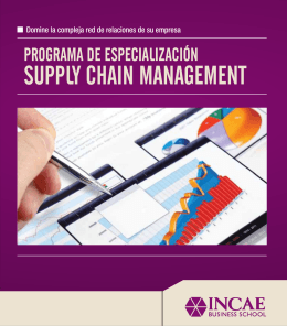 Folleto Digital Supply Chain Management