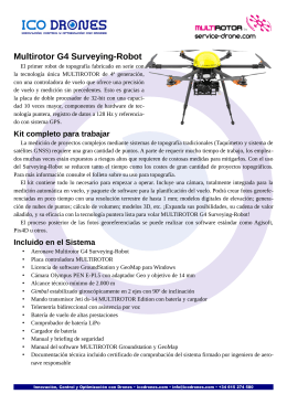 folleto informativo del Surveying-Robot