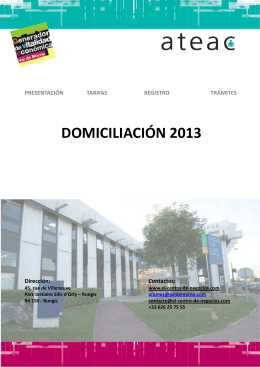 6.Folleto Domiciliacion 2013