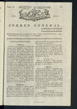 Correo General de 18 septiembre de 1814 nº 18