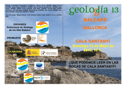 Folleto Geolodia 11 Balears