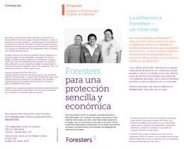 Foresters para una protección sencilla y económica