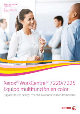 Xerox WorkCentre 7220/ 7225 - Folleto Sistema Multifunción