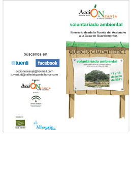 folleto quercus.cdr - Ayuntamiento de Alhaurín el Grande