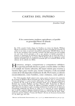 CARTAS DEL PAÑERO - Revista de Economía Institucional