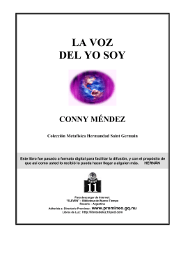 Méndez, Conny - La Voz del Yo Soy