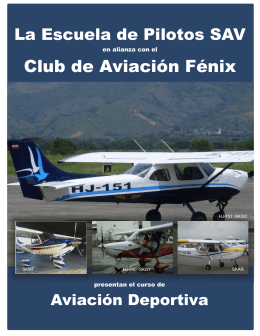 folleto AD - Escuela de Pilotos SAV