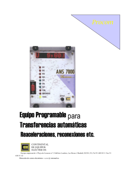 folleto completo en español AMS7000