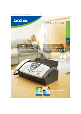 FAX-T104 / T106