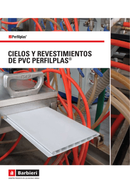 CIELOS Y REVESTIMIENTOS DE PVC PERFILPLAS®
