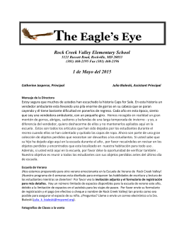 The Eagle`s Eye Rock Creek Valley Elementary School