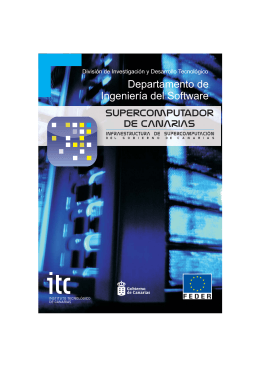 Folleto Supercomputación - Instituto Tecnológico de Canarias