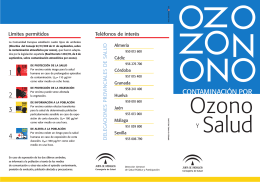 Folleto Ozono