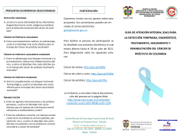 folleto preguntas prostata - Ministerio de Salud y Protección Social