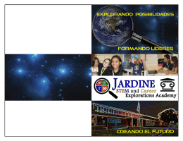 Formando Líderes - Jardine Technology Magnet Middle School