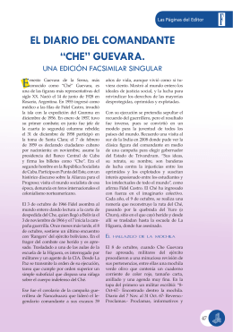 EL DIARIO DEL COMANDANTE “CHE” GUEVARA.