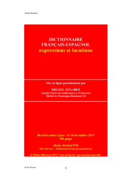expressions et locutions - Dictionnaire français