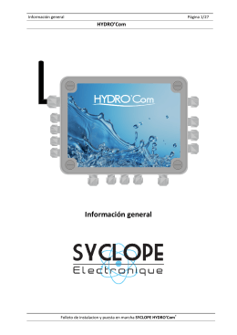 HYDRO`Com - Syclope Electronique