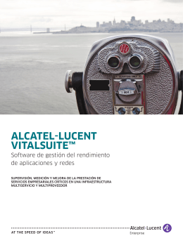 ALCATEL‑LUCENT VITALSUITE™ - Alcatel