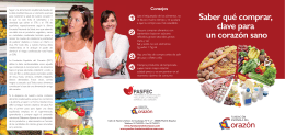 folleto fec verduras - Fundación Española del Corazón