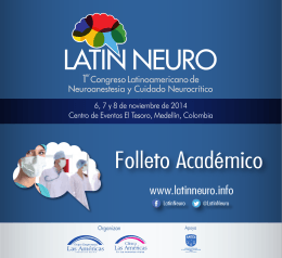 Folleto Académico LatinNeuro Abril 14-2014