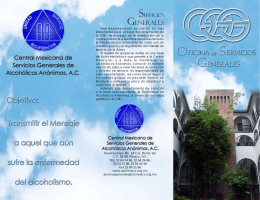 folleto osg - Central Mexicana de Servicios Generales de
