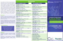 Folleto programa web - Universidad El Bosque