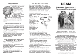 folleto ueam 1 - Obispado de Gualeguaychú