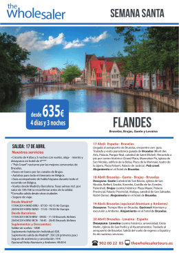 Flandes - folleto