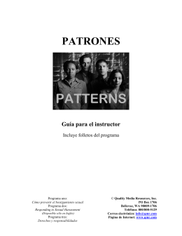 PATRONES - Qmr.com