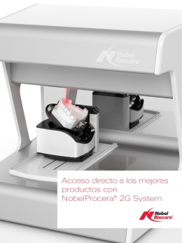 Folleto escáner NobelProcera 2G