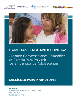 FAMILIAS HABLANDO UNIDAS: - The National Campaign | To