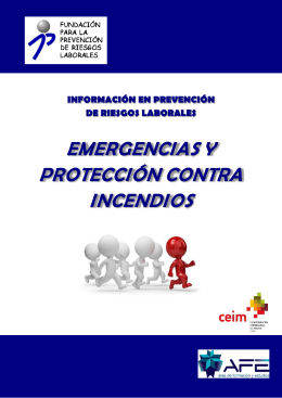 folleto 2013: emergencias y protección contra incendios.