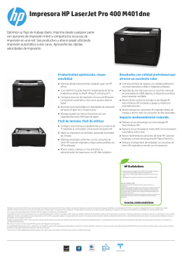 Impresora HP LaserJet Pro 400 M401dne