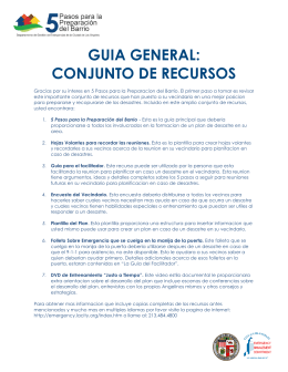 GUIA GENERAL: CONJUNTO DE RECURSOS